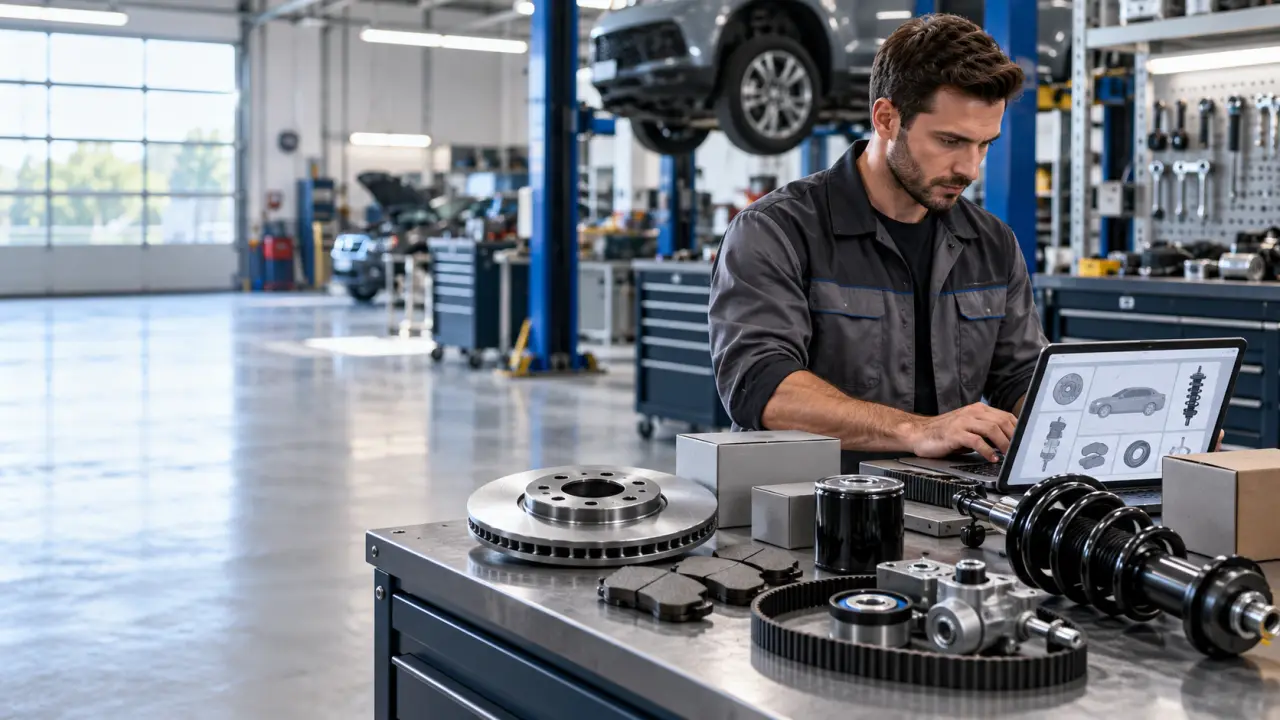 Recherche d'une référence de pièce automobile pour un atelier professionnel