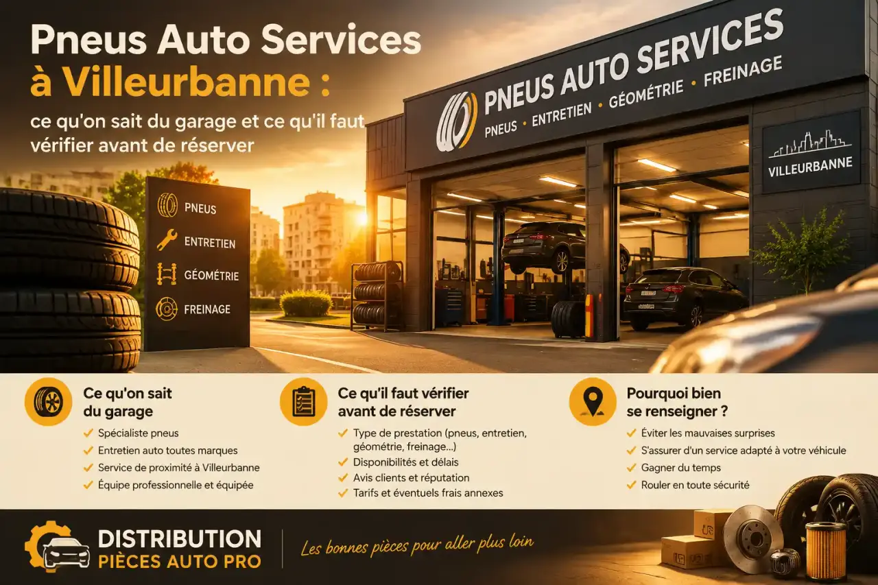 Pneus Auto Services à Villeurbanne : ce qu'on sait du garage et ce qu'il faut vérifier avant de réserver