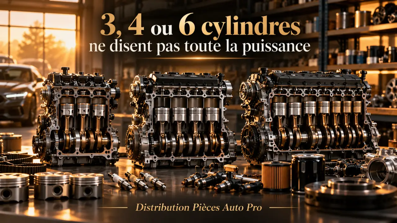 Cylindres de voiture : 3, 4 ou 6 ne disent pas toute la puissance